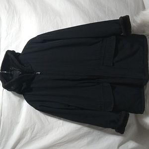 (D-11) SALE! Marc New York Zip Up Winter Coat W/Hood Sz.S Gently Worn